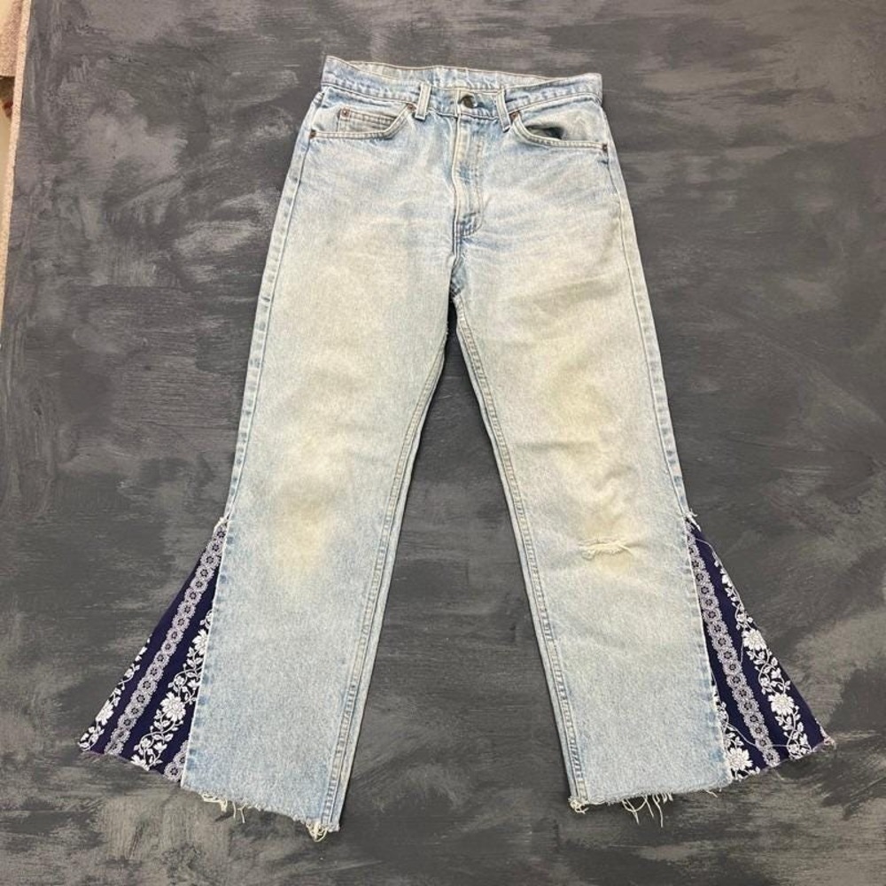 Vintage Levi's 505‎ Jeans 30x28 Blue 1980s Flare Western USA
